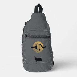 Sac à bandoulière pleine lune ensorcelé