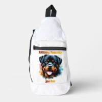 Pots de chien de Purebred Rottweiler pour la fête