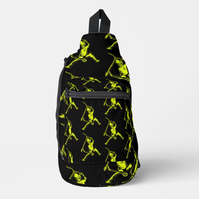 Sac À Bandoulière Pro Scooter Rider gratuit (Recto)