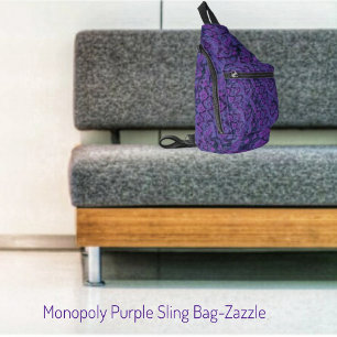 Sac À Bandoulière Purple monopoly