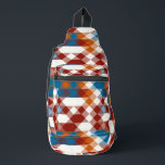 Sac À Bandoulière red white blue and orange geometric<br><div class="desc">red white blue and orange geometric</div>
