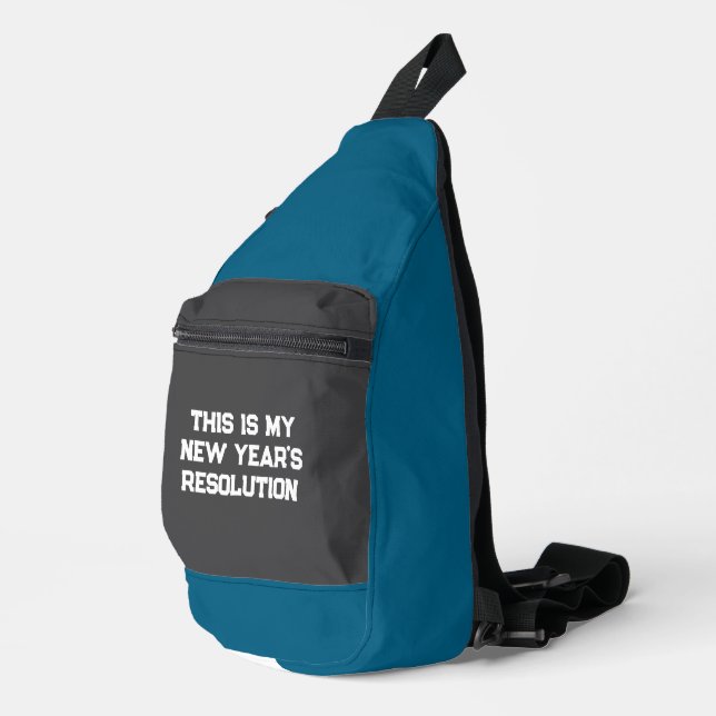 Sac À Bandoulière Résolution du Nouvel An (Coin droit)