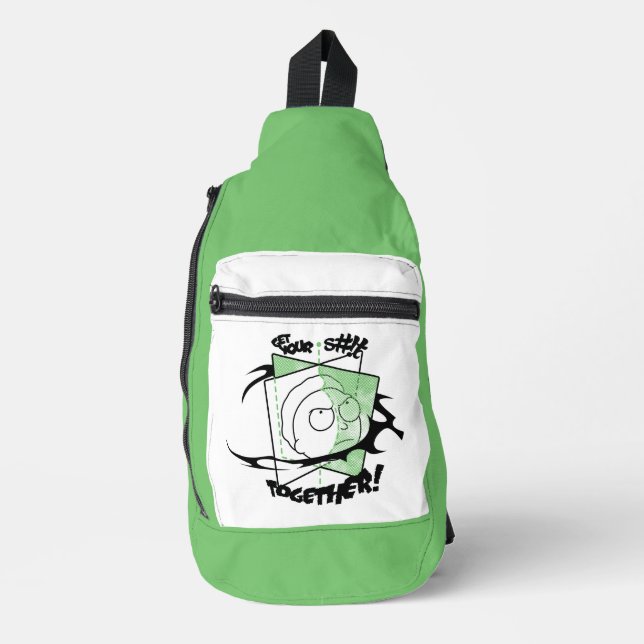 Sac À Bandoulière RICK ET MORTY™ | Prenez votre S# ! t Together ! (Recto)