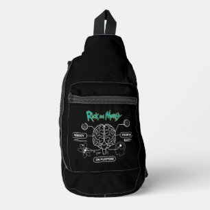 Sac À Bandoulière RICK ET MORTY™   Télécharger le cerveau de sauvega