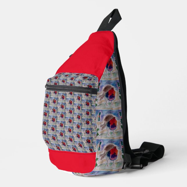 Sac À Bandoulière Robin de Noël (Coin droit)