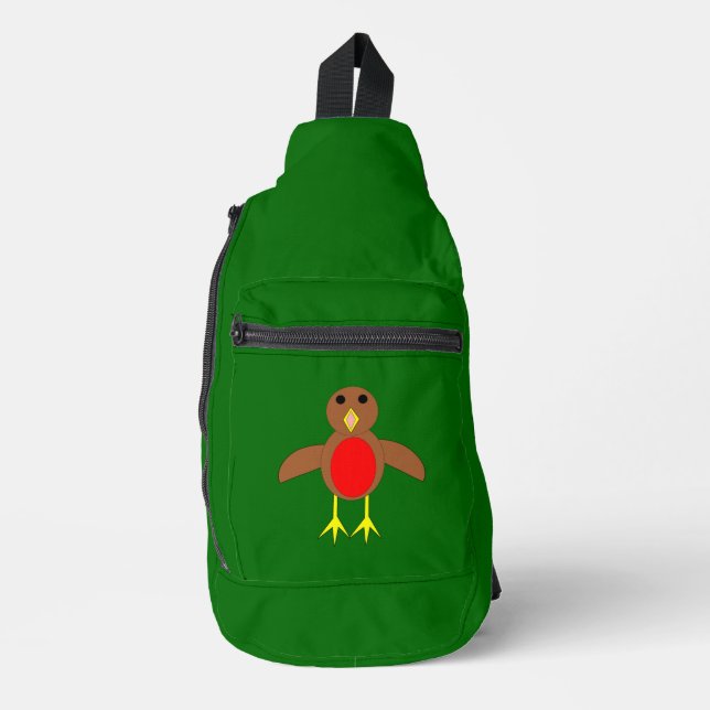 Sac À Bandoulière Robin de Noël (Recto)