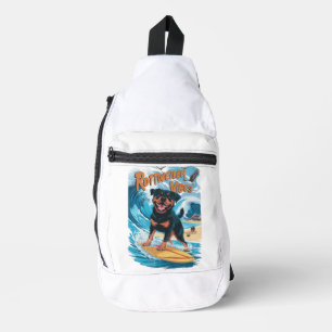 Sac À Bandoulière Rottweiler Chiens Surf Aventure