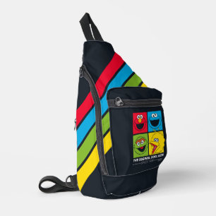Sac À Bandoulière Rue Sésame Les Enfants Cool d'origine