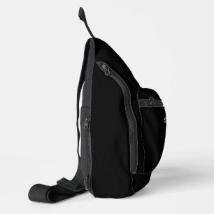 Sac À Bandoulière Sacoche d'interprète en langue des signes Noir