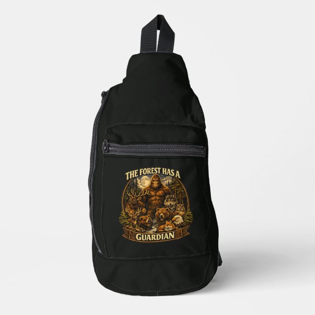 Sac À Bandoulière Sasquatch Bigfoot (Recto)