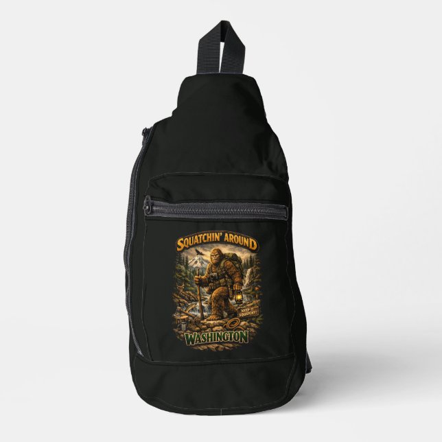 Sac À Bandoulière Sasquatch Bigfoot (Recto)