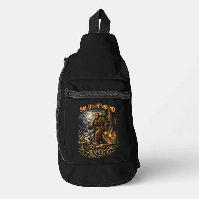 Sac À Bandoulière Sasquatch Bigfoot (Recto)