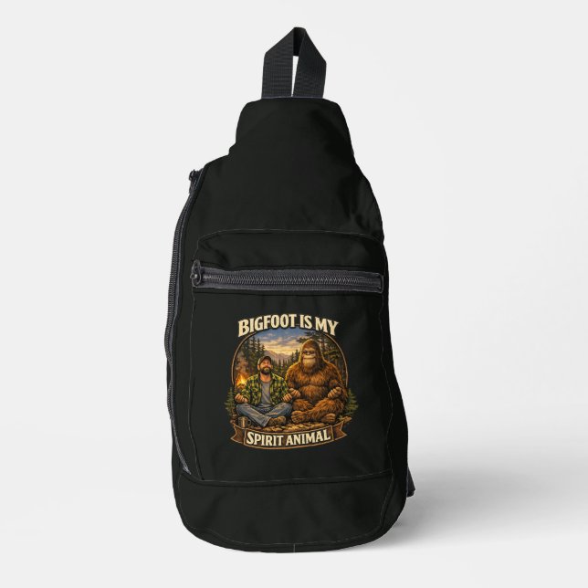 Sac À Bandoulière Sasquatch Bigfoot (Recto)