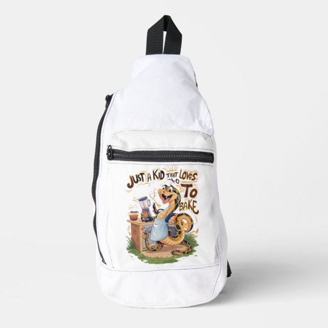 Sac À Bandoulière Serpent culinaire : Un serpent dans un tablier (Recto)