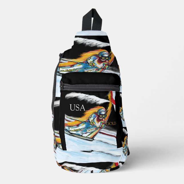SAC À BANDOULIÈRE SKIER (Recto)