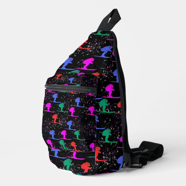 SAC À BANDOULIÈRE SKIEUR (Coin droit)