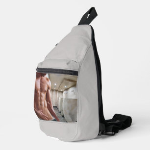 Sac À Bandoulière SlipperyJoe cheminée homme musclé six pack abs