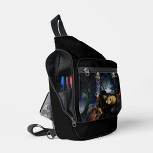 Sac À Bandoulière SlipperyJoe's éffrayant Halloween bois effrayants