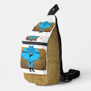 Sac À Bandoulière SlipperyJoe's gay muscle ours dessin animé thong l