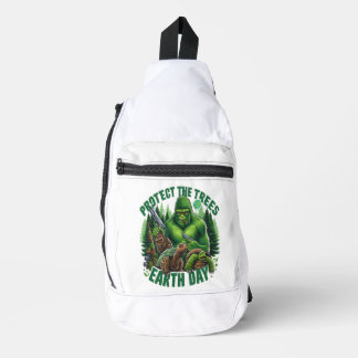 Sac À Bandoulière Standoff de la jungle énigmatique