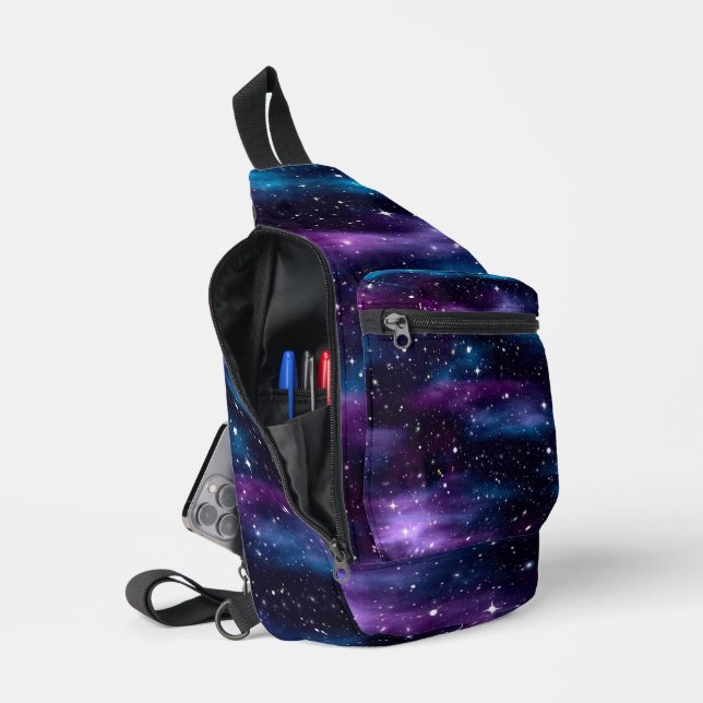 Sac À Bandoulière Starry Sky Galaxy (Ouvrir)