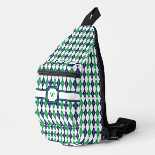 Sac À Bandoulière Sur le Green Argyle