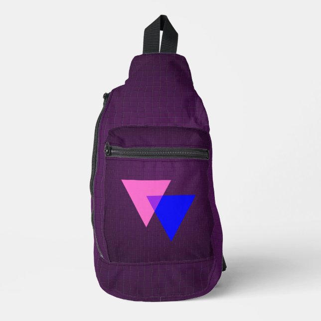 Sac À Bandoulière symbole de bisexualité (Recto)