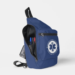 Sac À Bandoulière Symbole EMT personnalisé Technicien Médicale d'urg