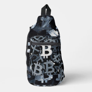 Sac À Bandoulière Symboles de Bitcoin (Style : A)