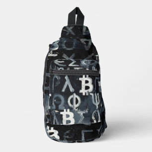 Sac À Bandoulière Symboles de Bitcoin (Style : B)