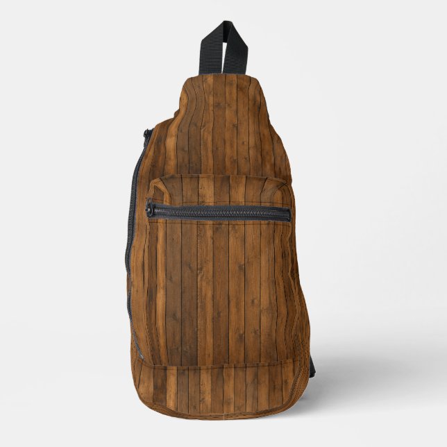 Sac À Bandoulière Texture en bois (Recto)