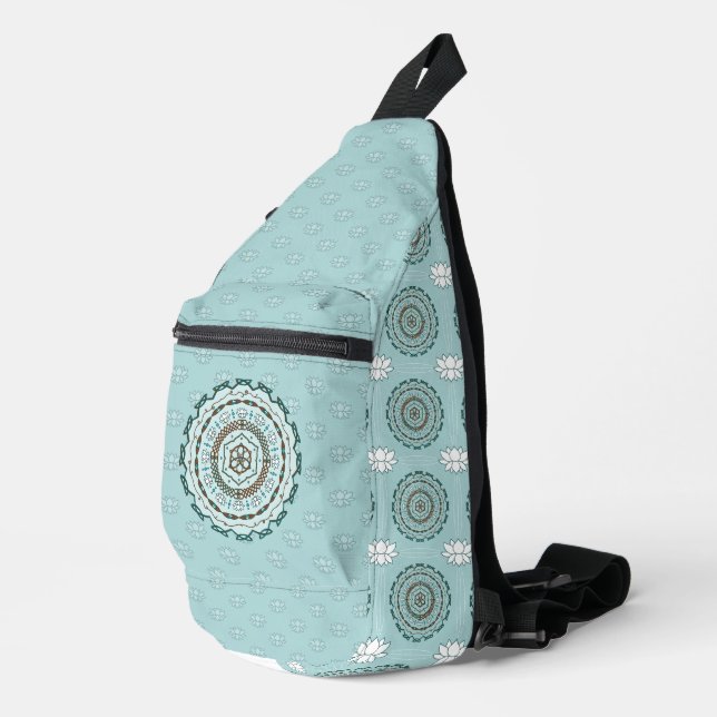 Sac À Bandoulière Tissage Lotus (Coin droit)