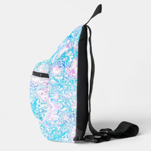 Sac À Bandoulière Tourbillonnant Trippie Super Hippie Boho Marbre fu