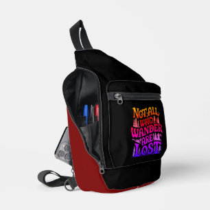 Sac À Bandoulière Tous ceux qui errent ne sont pas perdus sans desse