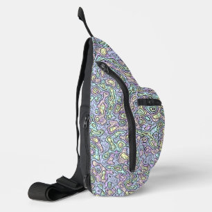 Sac À Bandoulière Trippy Colorful Blob