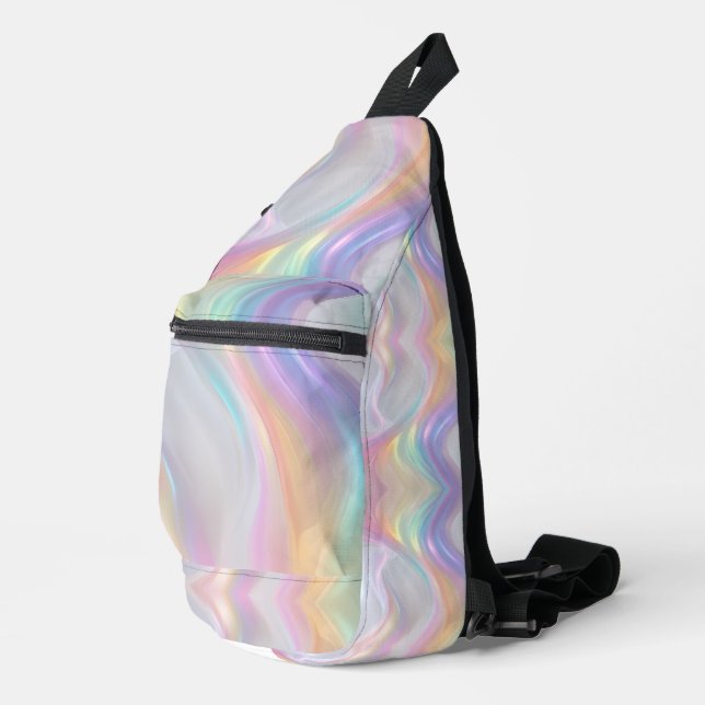 Sac À Bandoulière Vagues de Lumière (Coin droit)