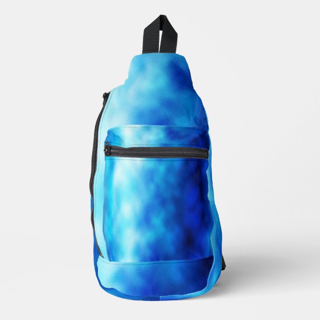 Sac À Bandoulière Verre Bleu (Recto)