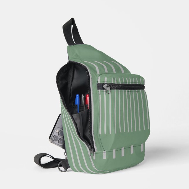 Sac À Bandoulière Vert métallisé verdoyant  (Ouvrir)