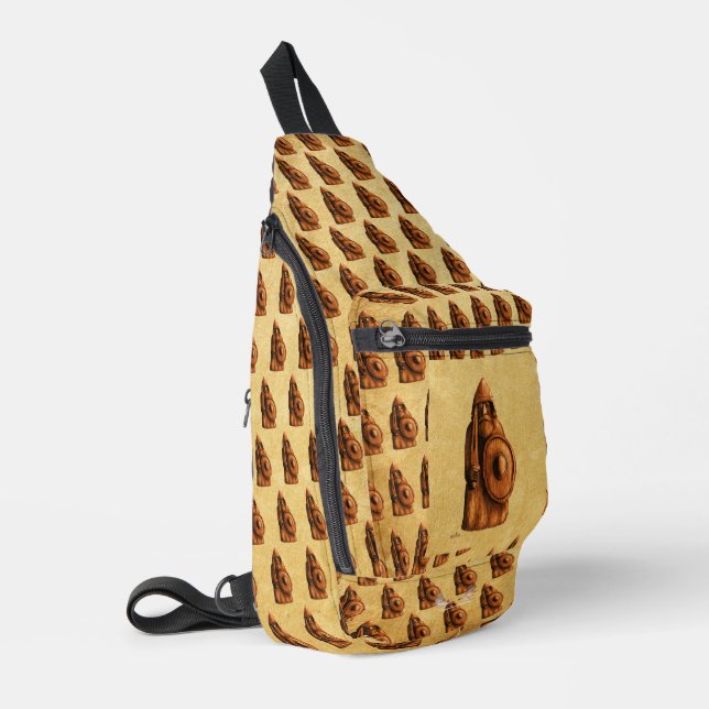 Sac À Bandoulière Viking rustique (Coin gauche)