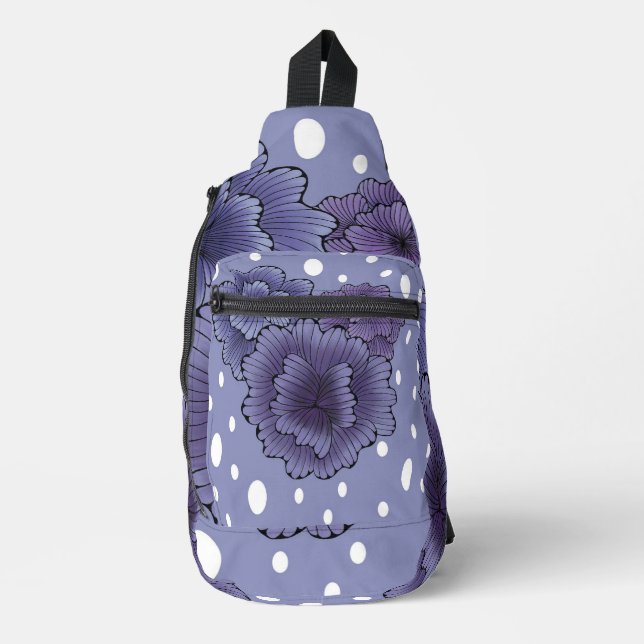 Sac à bandoulière Violet Whimsy  (Recto)