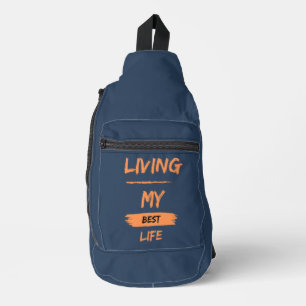 Sac À Bandoulière vivre ma meilleure vie