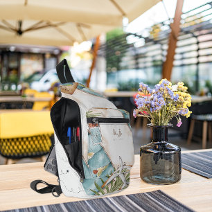 Sac À Bandoulière Voyageur du monde moderne   Monogramme