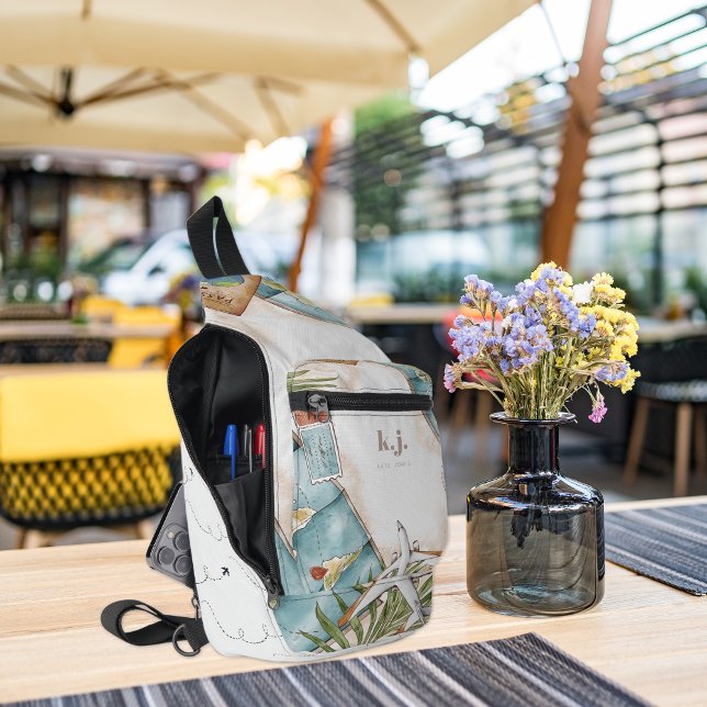 Sac À Bandoulière Voyageur du monde moderne | Monogramme (Créateur téléchargé)