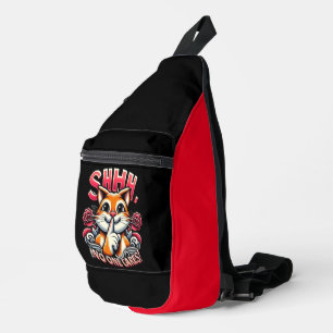 Sac À Bandoulière Whiskered Whispers Un Shhh Artiste Personne Ne S'E