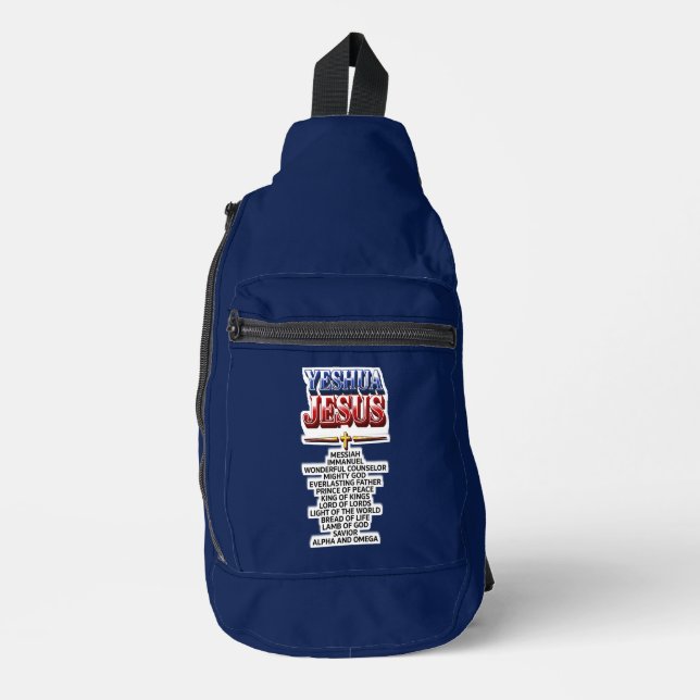 SAC À BANDOULIÈRE YESHUA - CHRIST (Recto)