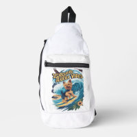 Yorkshire aquatique Terrier surf la vague