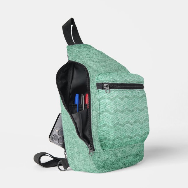 SAC À BANDOULIÈRE ZIG ZAG ZIG ZAG TEXTURE (Ouvrir)