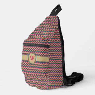 Sac À Bandoulière Zigzag Tropical