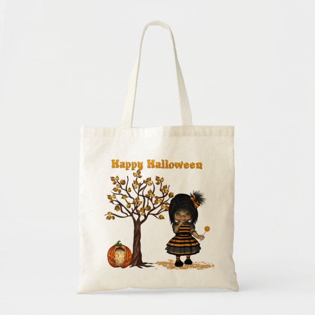 Sac à bonbons d'Halloween ou de traitement (Devant)
