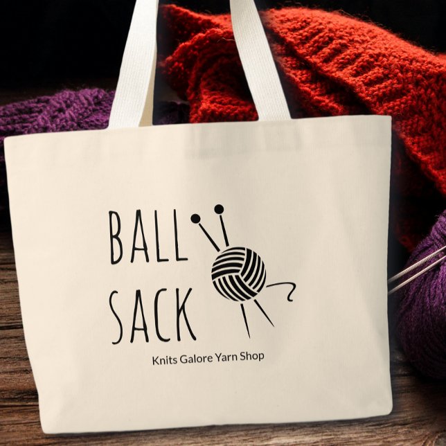 Sac à Boules pour Amateurs de Tricot Drôles (Créateur téléchargé)
